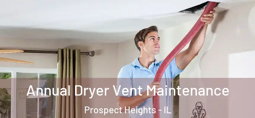  Annual Dryer Vent Maintenance Prospect Heights - IL
