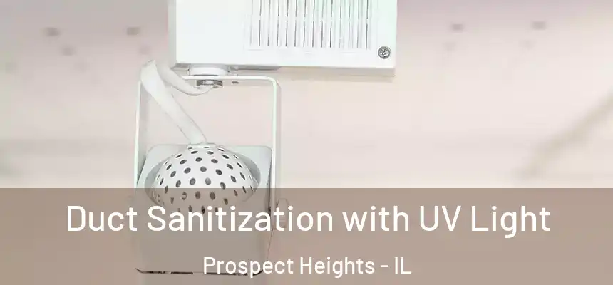  Duct Sanitization with UV Light Prospect Heights - IL